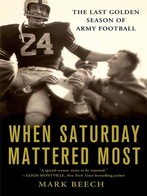 cover image of When Saturday Mattered Most